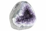 Purple Amethyst Geode with Polished Face - Uruguay #233631-1